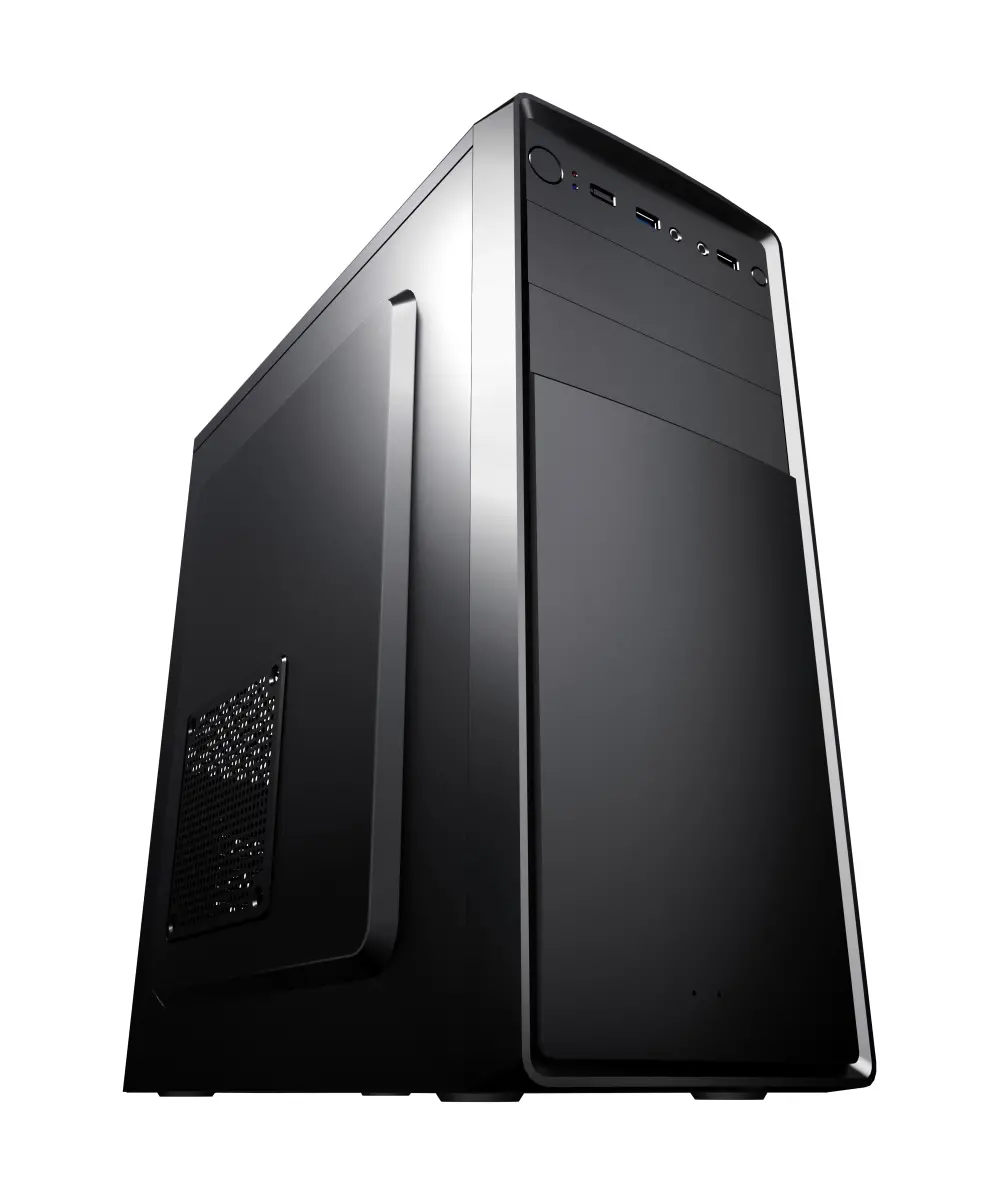 Κουτί υπολογιστή, PowerCase 173-G02, συμπεριλαμβάνεται 500W - image 2