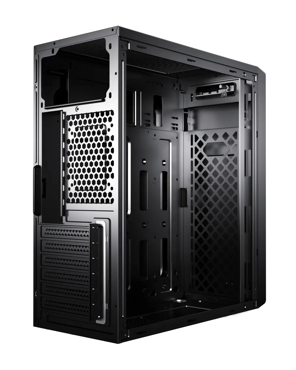 Carcasă pentru calculator, PowerCase 173-G04, inclus 500W - image 3
