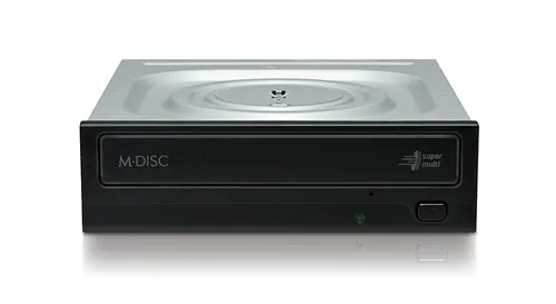 Оптично устройство, Hitachi-LG GH24NSD1 Internal DVD-RW S-ATA, Super Multi, Double Layer, M-Disk Support, Bare Bulk, Black