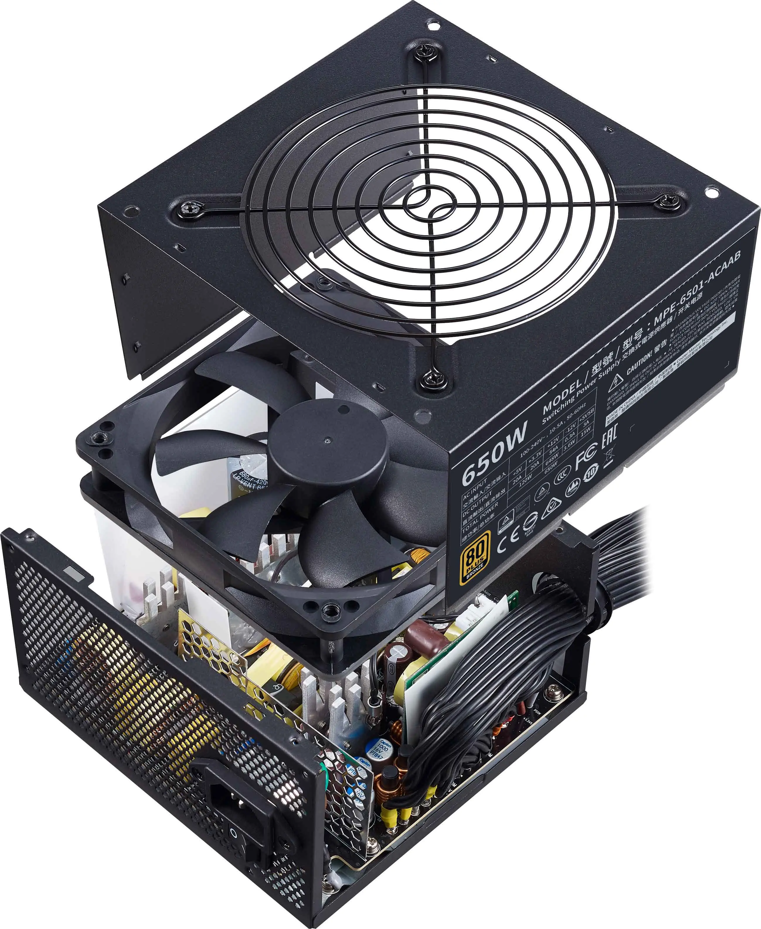 Захранващ блок Cooler Master MWE V2 Bronze 650 - image 6