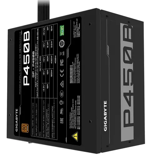 Захранващ блок Gigabyte P450B, 450W, 80+, Bronze - image 4