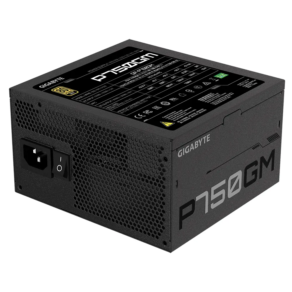 Захранващ блок Gigabyte P750W, 750W, 80+ GOLD, Modular - image 3