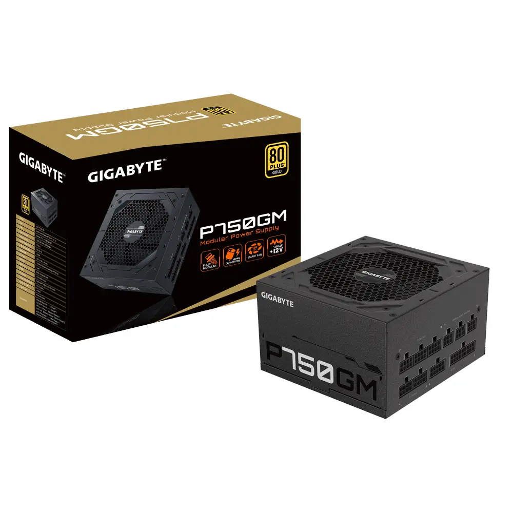 Захранващ блок Gigabyte P750W, 750W, 80+ GOLD, Modular - image 6