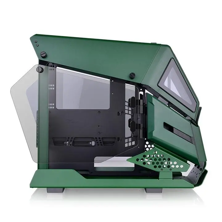 Кутия Thermaltake AH T200 TG Racing Green mATX Mini Tower - image 2