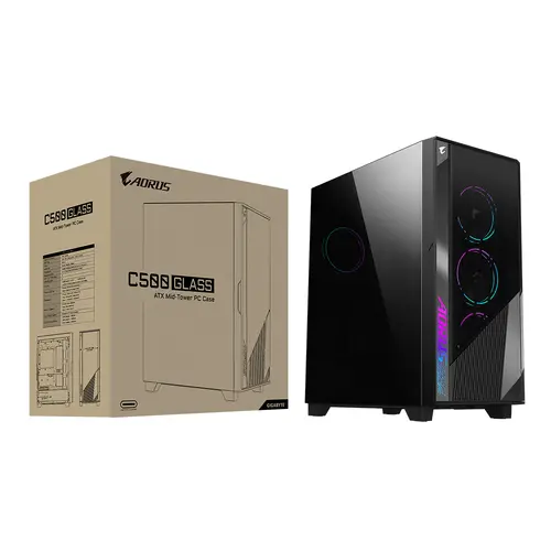 Кутия Gigabyte AORUS AC500 ST, Tempered Glass, RGB Fusion 2.0, Mid Tower - image 10