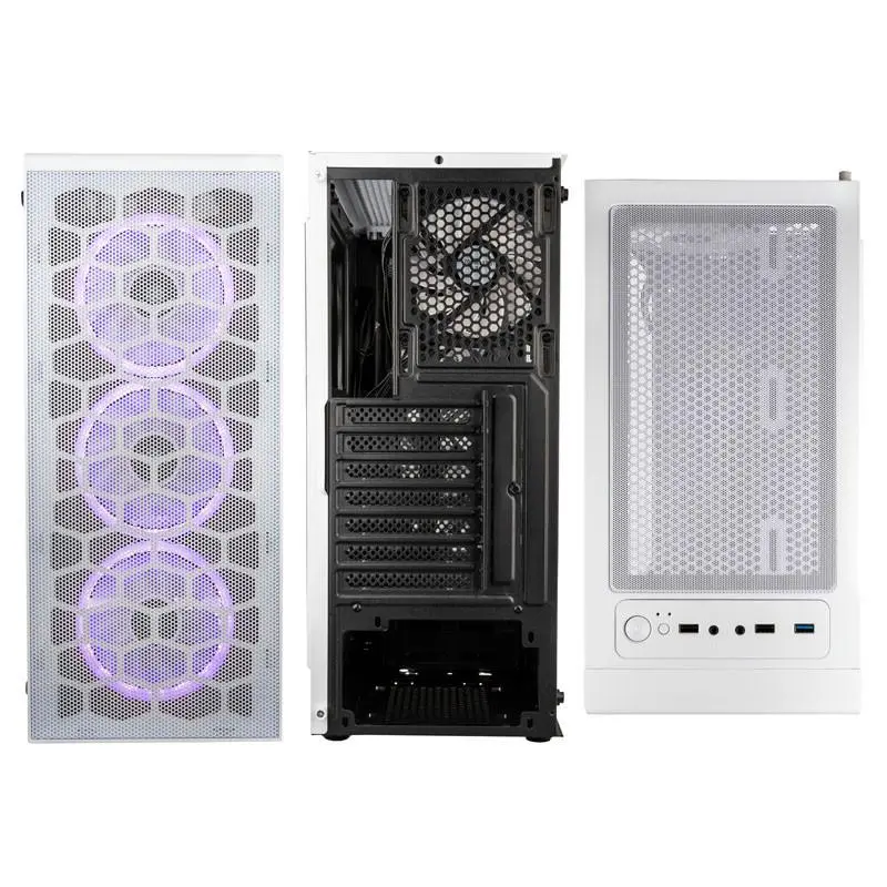 Кутия Kolink Observatory Lite Mesh RGB Mid-Tower, Бяла - image 4