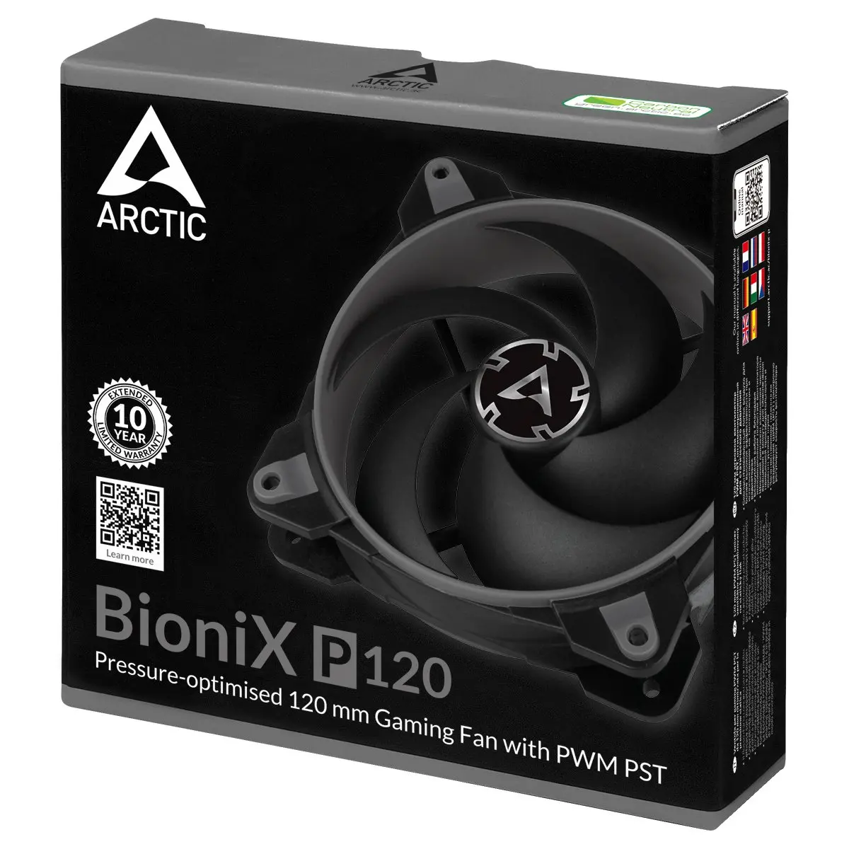 Вентилатор ARCTIC BioniX P120 Grey 120mm - image 5