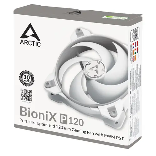 Вентилатор ARCTIC BioniX P120 Grey/White 120mm - image 5