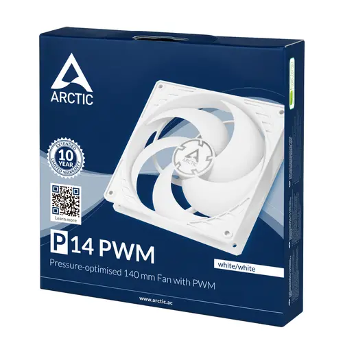 Вентилатор ARCTIC P14 PWM White/White - image 3