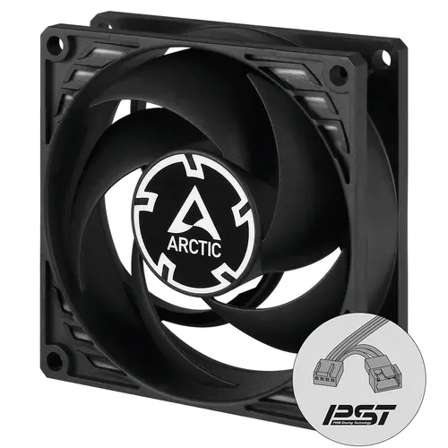 Вентилатор ARCTIC P8 PWM PST, Черен - image 1