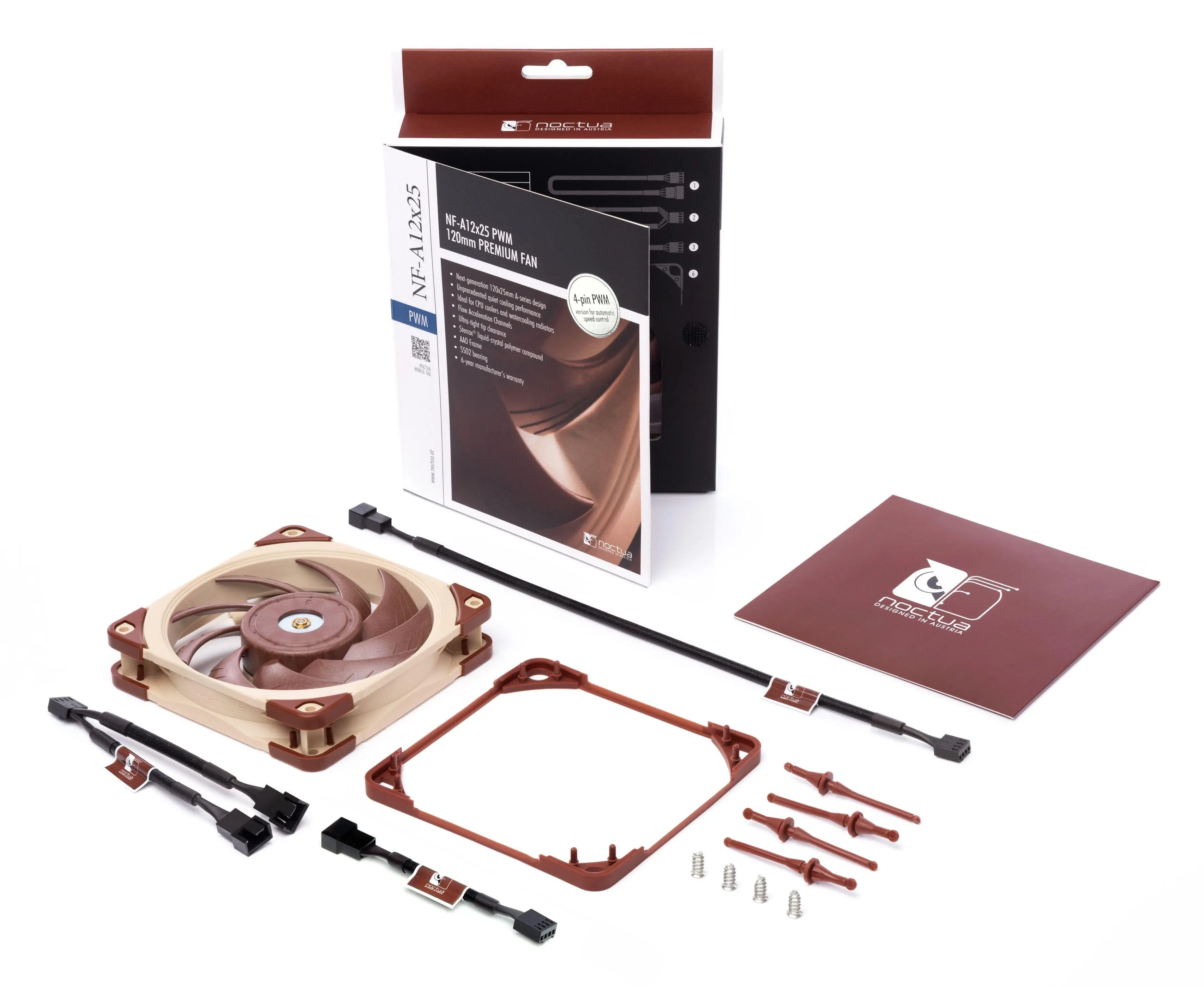 Noctua Вентилатор Fan 120mm NF-A12x25-PWM - image 2