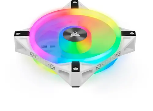 Вентилатор Corsair QL120 White, RGB, PWM, 120mm - image 1