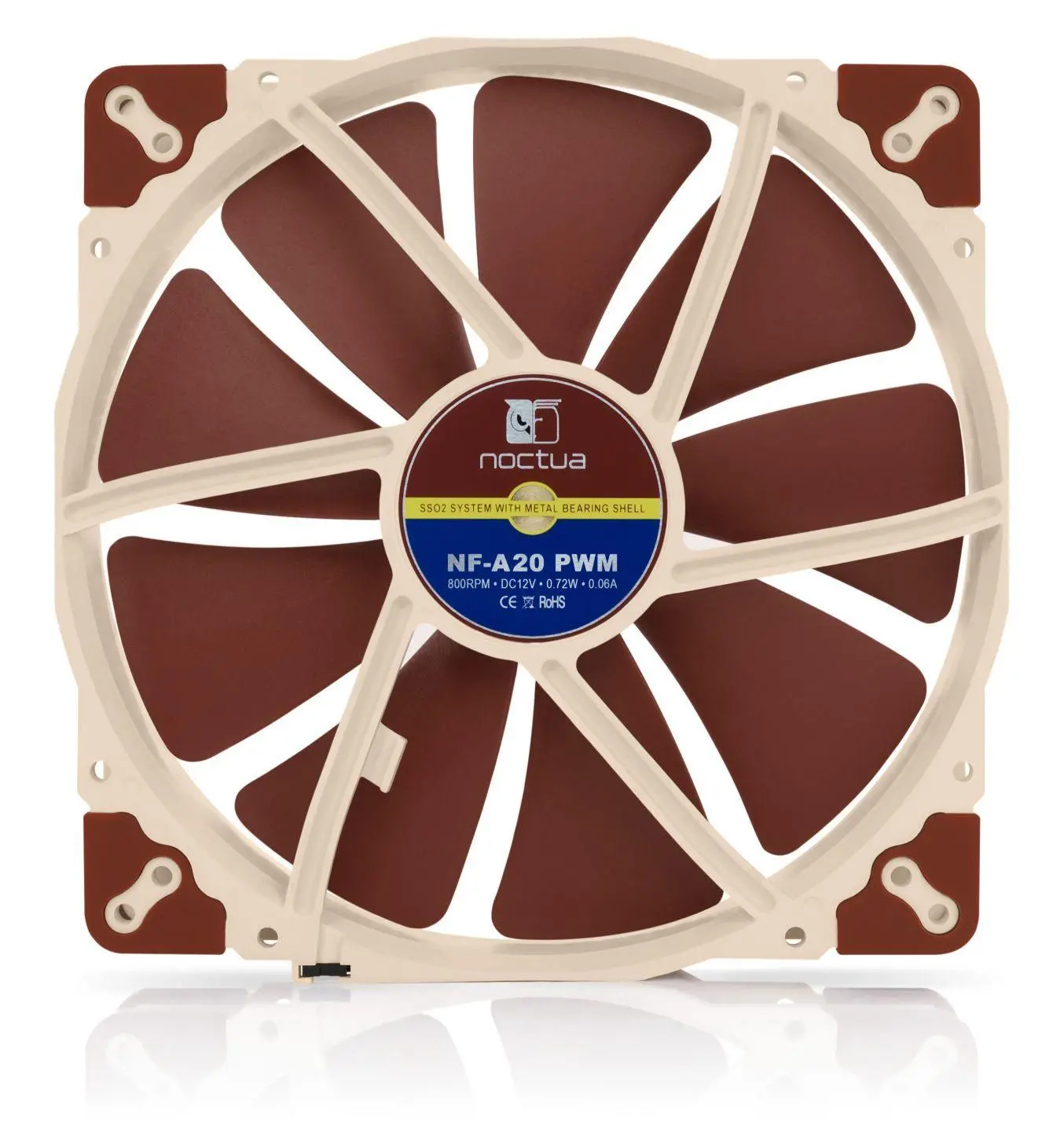 Noctua Вентилатор Fan 200x200x30mm NF-A20-PWM - image 2