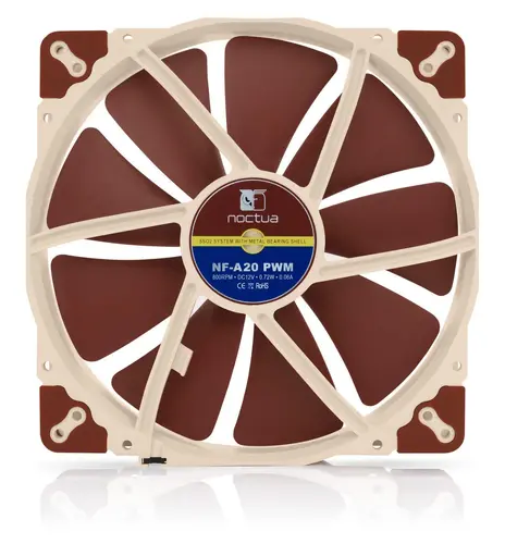 Noctua Вентилатор Fan 200x200x30mm NF-A20-PWM - image 2