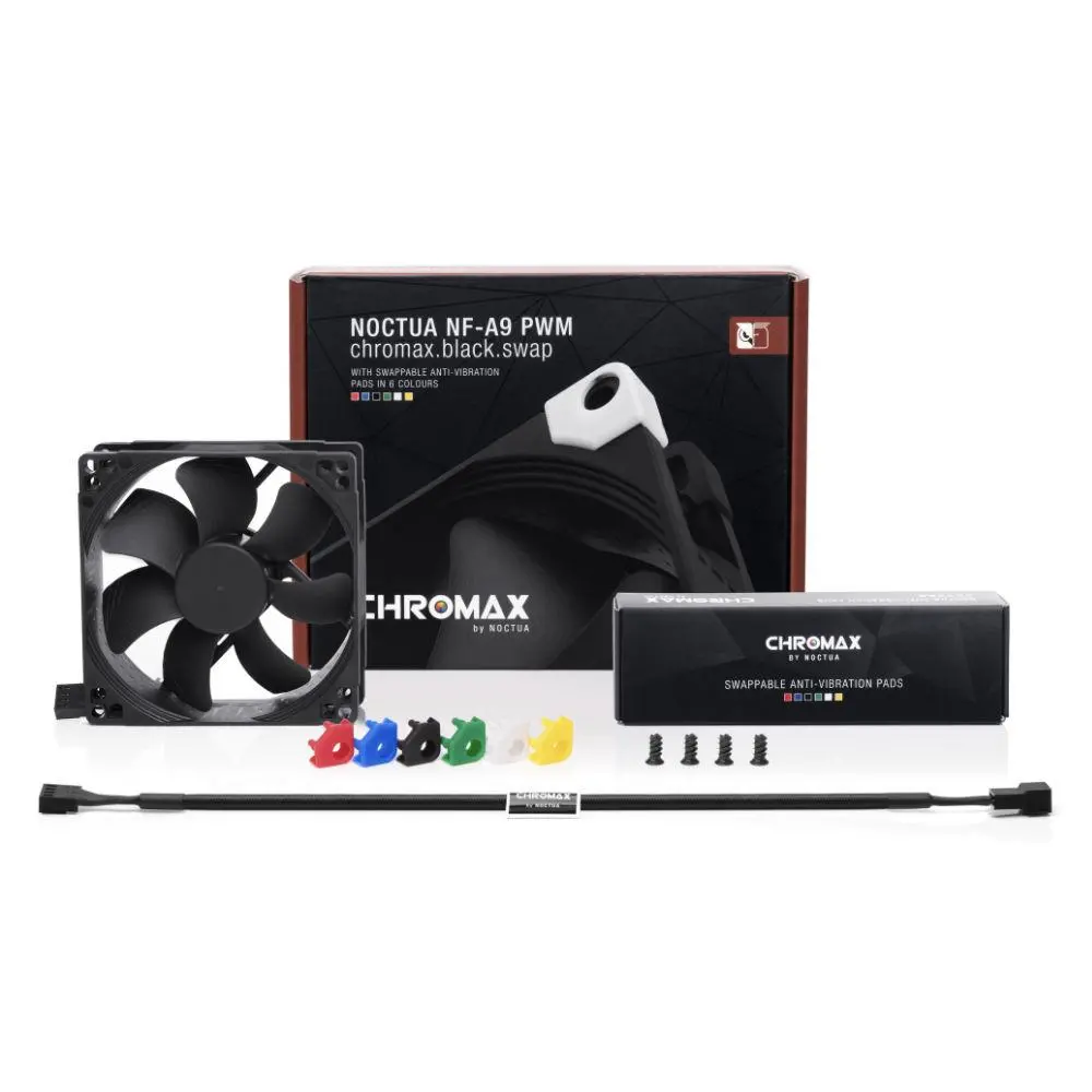 Noctua Вентилатор Fan 92mm NF-A9 PWM chromax.black.swap - image 2