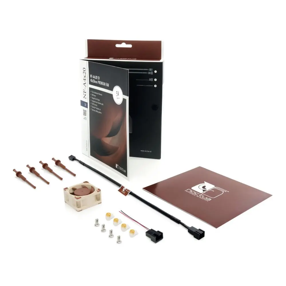 Noctua Вентилатор Fan 40x40x20mm 5V 5000rpm - NF-A4x20-5V - image 3