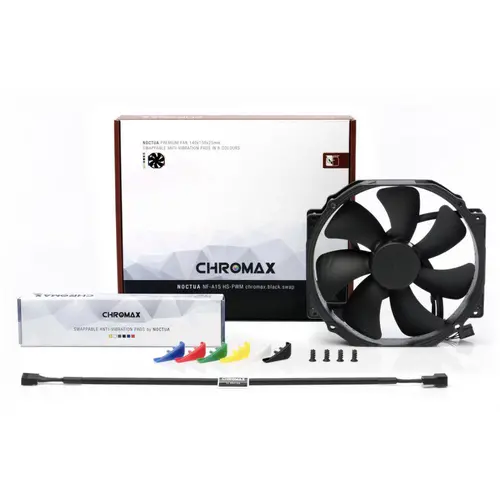 Noctua вентилатор Fan 150mm NF-A15 HS-PWM Chromax.black.swap - image 1