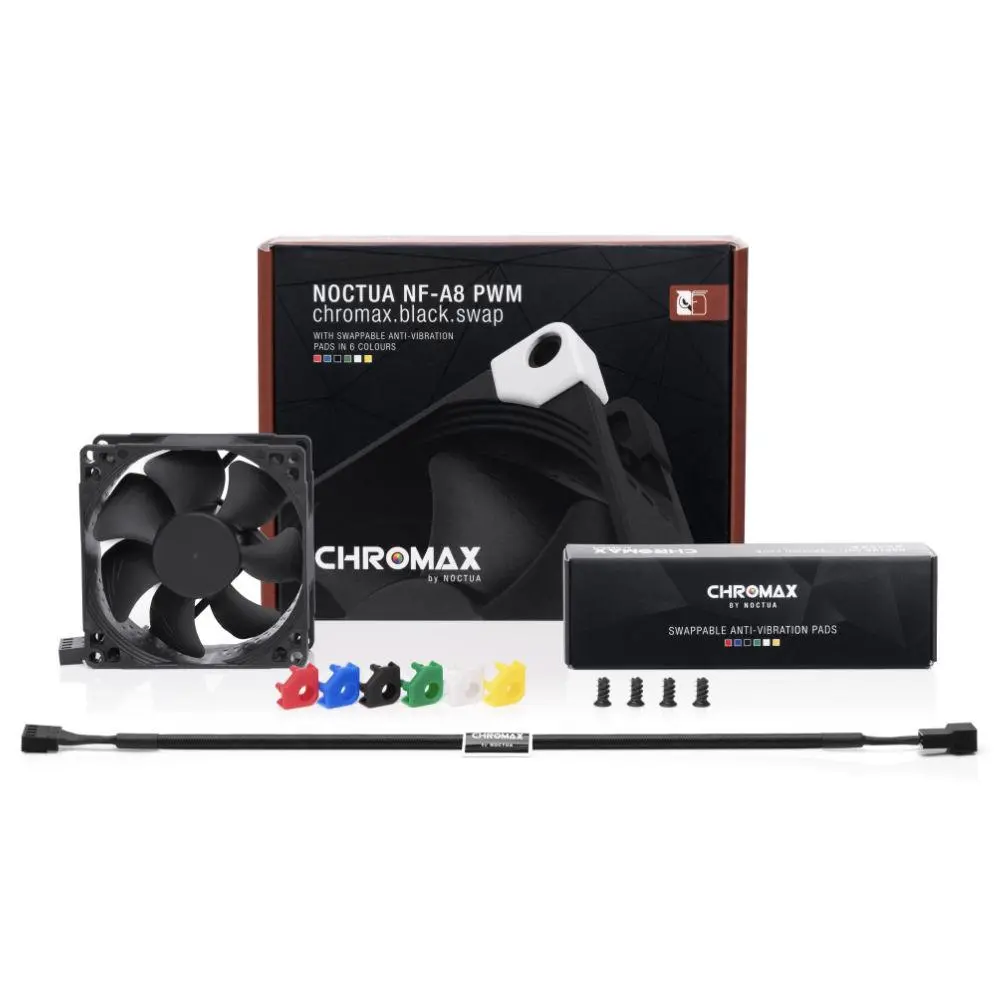 Noctua Вентилатор Fan 80mm NF-A8 PWM chromax.black.swap - image 2