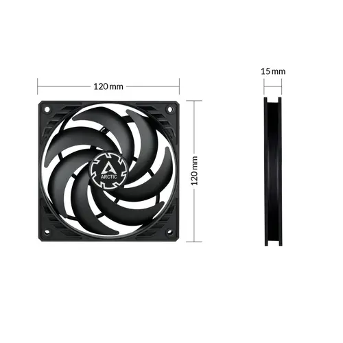 Ανεμιστήρας ARCTIC P12 SLIM PWM PST - 6