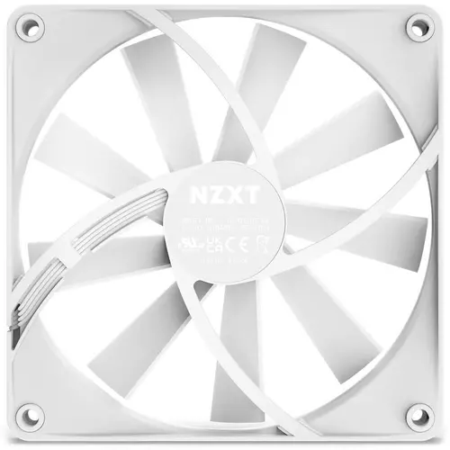 Вентилатор NZXT F140Q Бял - image 5