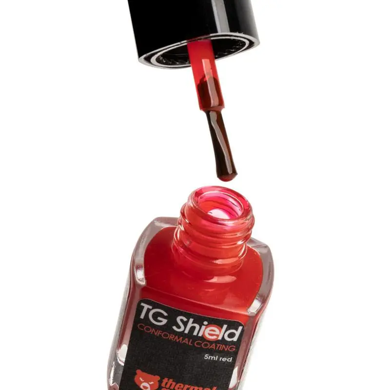Προστατευτικό βερνίκι Thermal Grizzly Shield, 5ml, Κόκκινο - image 1