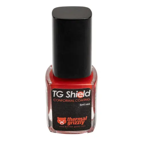 Lac de protecție Thermal Grizzly Shield, 5ml, Roșu - 1
