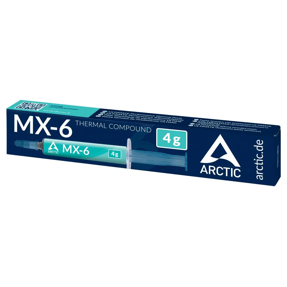 Термо паста ARCTIC MX-6, 4g, Сив - image 1