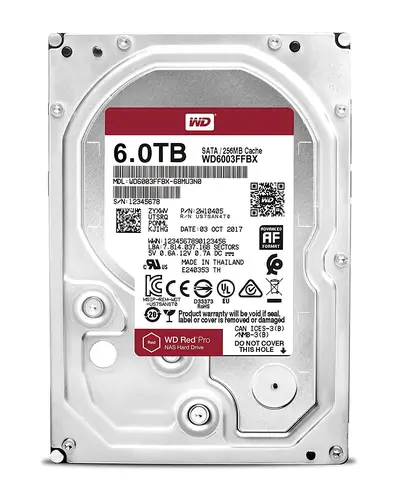 Хард диск WD Red Pro 6TB NAS 3.5" 6TB 256MB 7200RPM - image 1