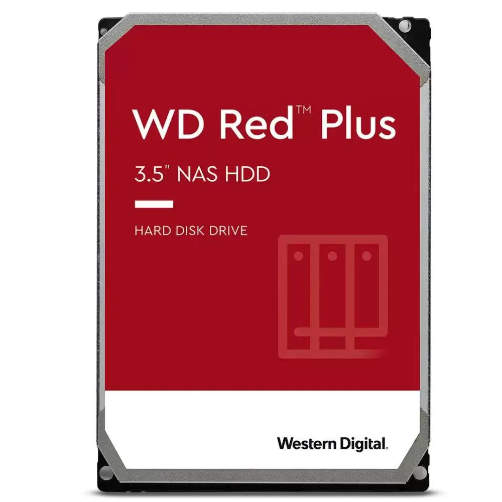 Твърд диск, Western Digital Red 10TB Plus ( 3.5", 256MB, 7200 RPM, SATA 6Gb/s )