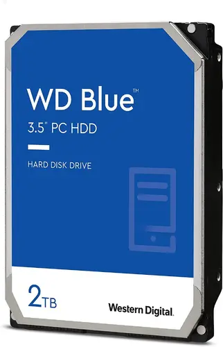 Твърд диск, Western Digital Blue 2TB ( 3.5'', 256MB, 7200 RPM, SATA 6Gb/s )