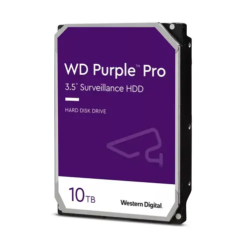 Твърд диск, Western Digital Purple Pro 10TB ( 3.5'', 256MB, 7200 RPM, SATA 6Gb/s )