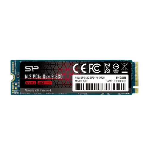 SSD Silicon Power P34A80 M.2-2280 PCIe NVMe 512GB - 1