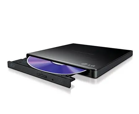 Εξωτερικός εγγραφέας DVD USB LG GP57EB40, USB 2.0, Μαύρο