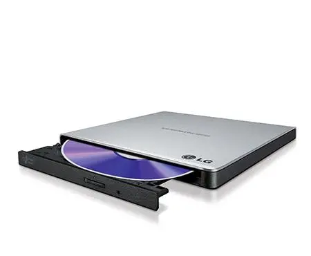 Unitate externă DVD writer USB LG GP57ES40, USB 2.0, gri argintiu - 1