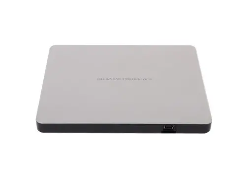 Външно DVD записващо устройство Slim, LG GP60NS60, USB 2.0, сребристо - image 1