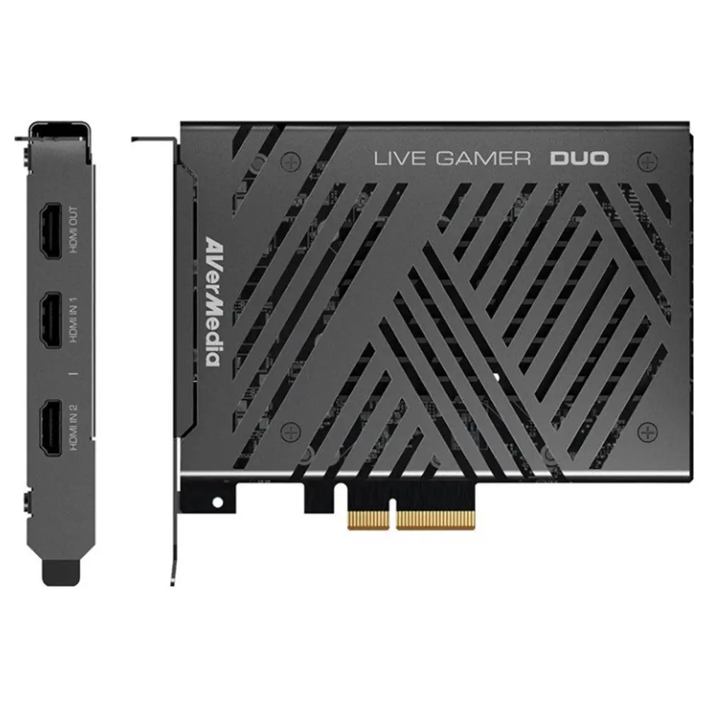 Вътрешен кепчър AVerMedia LIVE Gamer DUO, PCIe - image 1