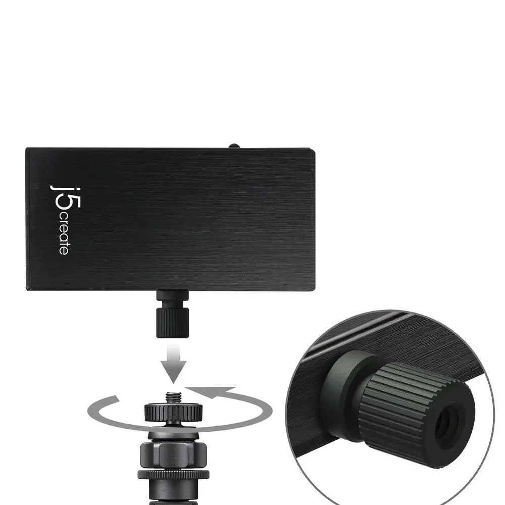 Προσαρμογέας λήψης βίντεο j5 create JVA02, HDMI σε USB-C, PD, Μαύρο - image 4