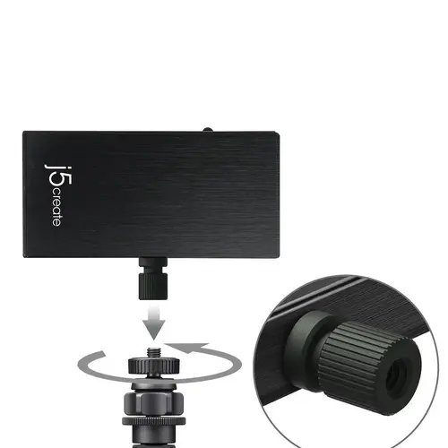 Προσαρμογέας λήψης βίντεο j5 create JVA02, HDMI σε USB-C, PD, Μαύρο - 5