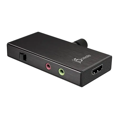 Προσαρμογέας λήψης βίντεο j5 create JVA02, HDMI σε USB-C, PD, Μαύρο - 1