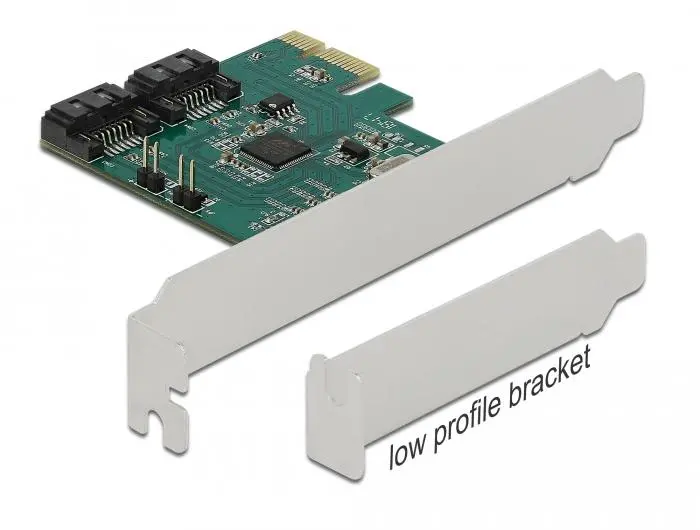 Контролер Delock SATA PCI Express Card - 2 ports - image 2