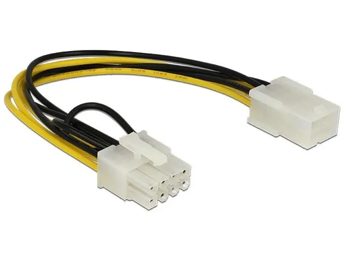 Cablu DeLock PCI Express de alimentare 6 pin mamă > PCI Express 8 pin, 20 cm
