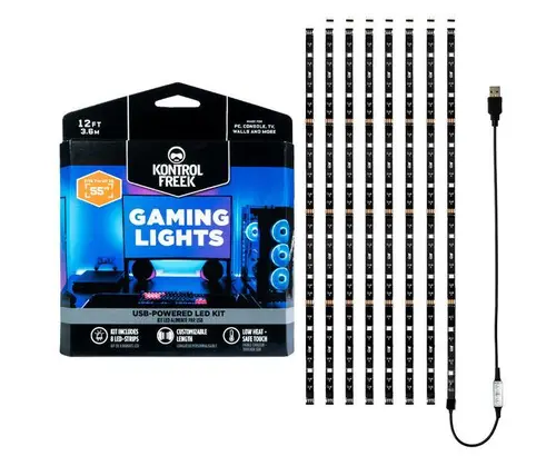 Bandă RGB KontrolFreek Gaming Lights Kit, USB (3.6m) - 1