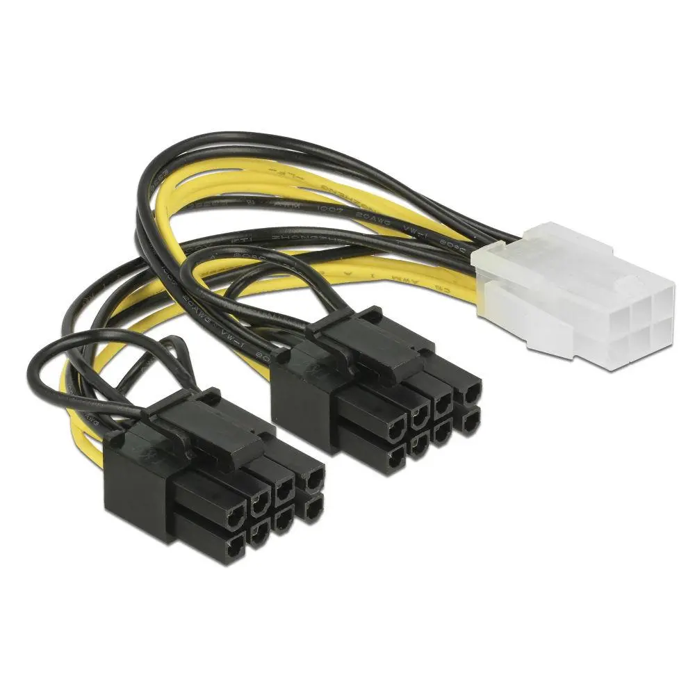 Кабел ESTILLO, PCI Express power, 6 pin женско - 2 x 8 pin мъжко