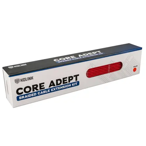 Set de cabluri împletite Kolink Core, Roșu - 1