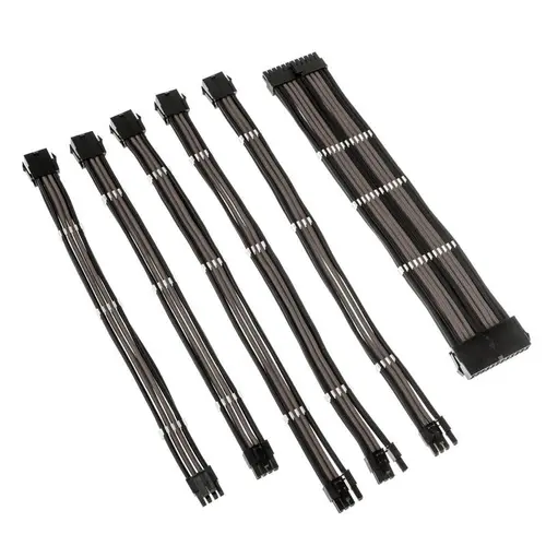 Комплект оплетени кабели Kolink Core, Black/Gunmetal - image 2