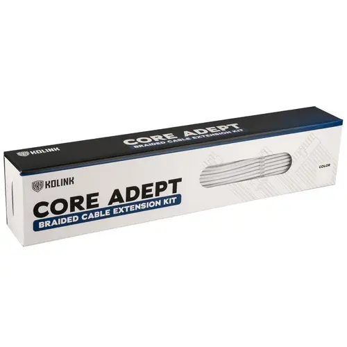 Set de cabluri împletite Kolink Core, Alb - 1