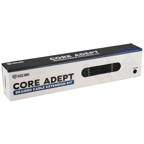 Комплект оплетени кабели Kolink Core, Black - image 3