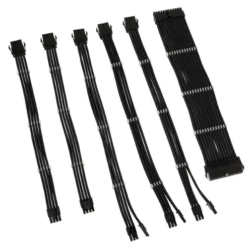 Комплект оплетени кабели Kolink Core, Black
