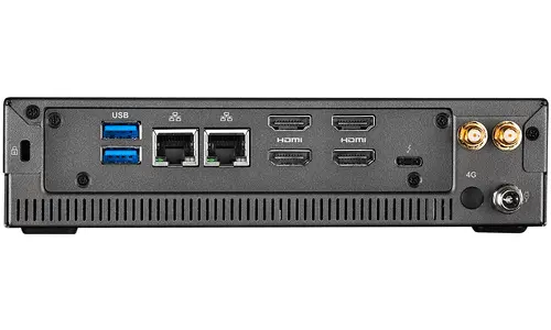 Настолен компютър Gigabyte Brix BSi3-1115G4, Intel® Core™ i3-1115G4, 2 x SO-DIMM DDR4, M.2 SSD, WI-FI 6 + BT 5.2, черно - image 4