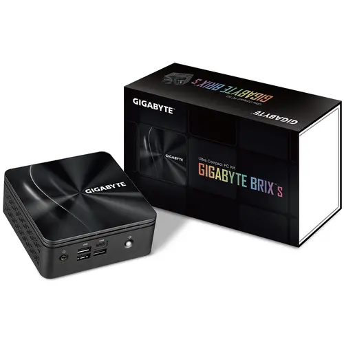 Настолен компютър Gigabyte Brix BRR5H-4500, AMD Ryzen 5 4500U, 2 x SO-DIMM DDR4, M.2 SSD/HDD, USB Type-C™, WiFi 6 +BT, black - image 6